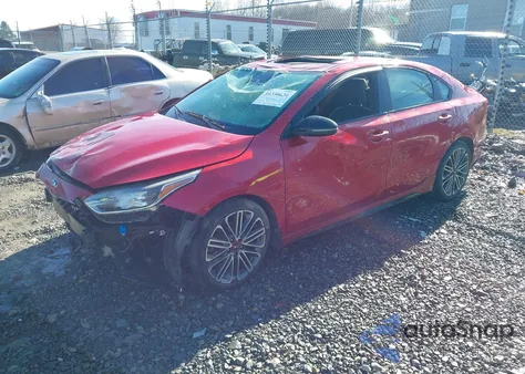 2021 Kia Forte Gt z USA, uszkodzony, nr VIN 3KPF44AC3ME288317